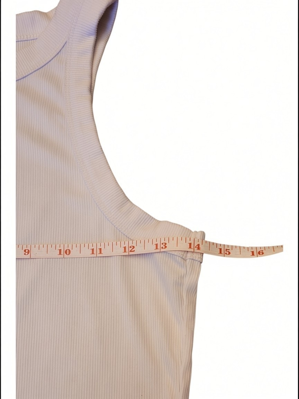Rebel Sugar White Ribbed Tank - Picture 4 of 5